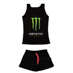 ΓΥΝΑΙΚΕΙΟ ΣΕΤ ΑΜΑΝΙΚΟ ΜΕ ΣΟΡΤΣΑΚΙ MONSTER (ΜΑΥΡΟ-ΜΑΥΡΟ) ΓΥΝΑΙΚΕΙΟ ΣΕΤ ΑΜΑΝΙΚΟ ΜΕ ΣΟΡΤΣΑΚΙ MONSTER (ΜΑΥΡΟ-ΜΑΥΡΟ)