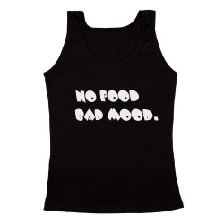 ΓΥΝΑΙΚΕΙΟ ΑΜΑΝΙΚΟ ΜΠΛΟΥΖΑΚΙ NO FOOD BAD MOOD ΓΥΝΑΙΚΕΙΟ ΑΜΑΝΙΚΟ ΜΠΛΟΥΖΑΚΙ NO FOOD BAD MOOD