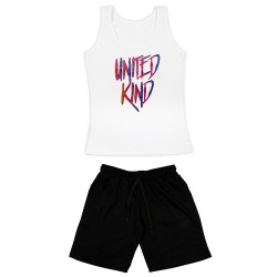 ΓΥΝΑΙΚΕΙΟ ΣΕΤ ΑΜΑΝΙΚΟ ΜΕ ΒΕΡΜΟΥΔΑ UNITED KIND (ΛΕΥΚΟ-ΜΑΥΡΟ) ΓΥΝΑΙΚΕΙΟ ΣΕΤ ΑΜΑΝΙΚΟ ΜΕ ΒΕΡΜΟΥΔΑ UNITED KIND (ΛΕΥΚΟ-ΜΑΥΡΟ)