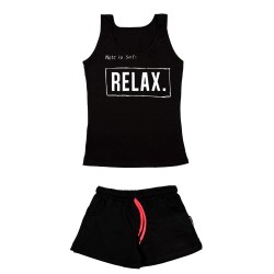 ΓΥΝΑΙΚΕΙΟ ΣΕΤ ΑΜΑΝΙΚΟ ΜΕ ΣΟΡΤΣΑΚΙ RELAX (ΜΑΥΡΟ-ΜΑΥΡΟ) ΓΥΝΑΙΚΕΙΟ ΣΕΤ ΑΜΑΝΙΚΟ ΜΕ ΣΟΡΤΣΑΚΙ RELAX (ΜΑΥΡΟ-ΜΑΥΡΟ)