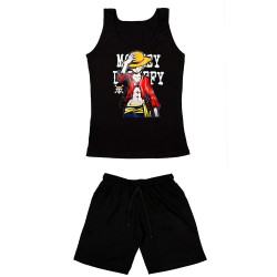 ΓΥΝΑΙΚΕΙΟ ΣΕΤ ΑΜΑΝΙΚΟ ΜΕ ΒΕΡΜΟΥΔΑ LUFFY (ΜΑΥΡΟ-ΜΑΥΡΟ) ΓΥΝΑΙΚΕΙΟ ΣΕΤ ΑΜΑΝΙΚΟ ΜΕ ΒΕΡΜΟΥΔΑ LUFFY (ΜΑΥΡΟ-ΜΑΥΡΟ)