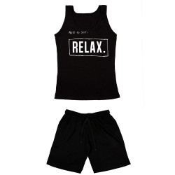 ΓΥΝΑΙΚΕΙΟ ΣΕΤ ΑΜΑΝΙΚΟ ΜΕ ΒΕΡΜΟΥΔΑ RELAX (ΜΑΥΡΟ-ΜΑΥΡΟ) ΓΥΝΑΙΚΕΙΟ ΣΕΤ ΑΜΑΝΙΚΟ ΜΕ ΒΕΡΜΟΥΔΑ RELAX (ΜΑΥΡΟ-ΜΑΥΡΟ)
