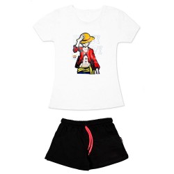 ΓΥΝΑΙΚΕΙΟ ΣΕΤ ΚΟΝΤΟΜΑΝΙΚΟ ΜΕ ΣΟΡΤΣΑΚΙ LUFFY ΓΥΝΑΙΚΕΙΟ ΣΕΤ ΚΟΝΤΟΜΑΝΙΚΟ ΜΕ ΣΟΡΤΣΑΚΙ LUFFY