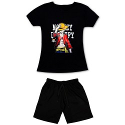 ΓΥΝΑΙΚΕΙΟ ΣΕΤ ΚΟΝΤΟΜΑΝΙΚΟ ΜΕ ΒΕΡΜΟΥΔΑ LUFFY ΓΥΝΑΙΚΕΙΟ ΣΕΤ ΚΟΝΤΟΜΑΝΙΚΟ ΜΕ ΒΕΡΜΟΥΔΑ LUFFY