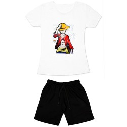 ΓΥΝΑΙΚΕΙΟ ΣΕΤ ΚΟΝΤΟΜΑΝΙΚΟ ΜΕ ΒΕΡΜΟΥΔΑ LUFFY ΓΥΝΑΙΚΕΙΟ ΣΕΤ ΚΟΝΤΟΜΑΝΙΚΟ ΜΕ ΒΕΡΜΟΥΔΑ LUFFY