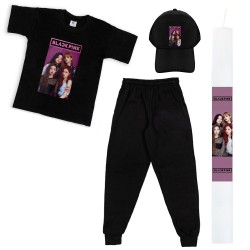 ΠΑΙΔΙΚΟ ΣΕΤ ΚΟΝΤΟΜΑΝΙΚΟ-ΦΟΡΜΑ ΜΕ ΚΑΠΕΛΟ BLACK PINK + ΛΑΜΠΑΔΑ ΠΑΙΔΙΚΟ ΣΕΤ ΚΟΝΤΟΜΑΝΙΚΟ-ΦΟΡΜΑ ΜΕ ΚΑΠΕΛΟ BLACK PINK + ΛΑΜΠΑΔΑ