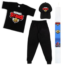 ΠΑΙΔΙΚΟ ΣΕΤ ΚΟΝΤΟΜΑΝΙΚΟ-ΦΟΡΜΑ ΜΕ ΚΑΠΕΛΟ BRAWL STARS + ΛΑΜΠΑΔΑ ΠΑΙΔΙΚΟ ΣΕΤ ΚΟΝΤΟΜΑΝΙΚΟ-ΦΟΡΜΑ ΜΕ ΚΑΠΕΛΟ BRAWL STARS + ΛΑΜΠΑΔΑ