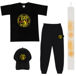 ΠΑΙΔΙΚΟ ΣΕΤ ΚΟΝΤΟΜΑΝΙΚΟ-ΦΟΡΜΑ ΜΕ ΚΑΠΕΛΟ COBRA KAI + ΛΑΜΠΑΔΑ ΠΑΙΔΙΚΟ ΣΕΤ ΚΟΝΤΟΜΑΝΙΚΟ-ΦΟΡΜΑ ΜΕ ΚΑΠΕΛΟ COBRA KAI + ΛΑΜΠΑΔΑ