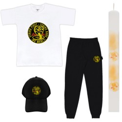 ΠΑΙΔΙΚΟ ΣΕΤ ΚΟΝΤΟΜΑΝΙΚΟ-ΦΟΡΜΑ ΜΕ ΚΑΠΕΛΟ COBRA KAI + ΛΑΜΠΑΔΑ ΠΑΙΔΙΚΟ ΣΕΤ ΚΟΝΤΟΜΑΝΙΚΟ-ΦΟΡΜΑ ΜΕ ΚΑΠΕΛΟ COBRA KAI + ΛΑΜΠΑΔΑ