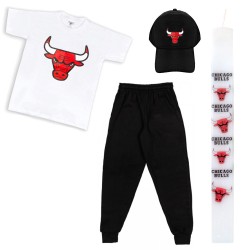 ΠΑΙΔΙΚΟ ΣΕΤ ΚΟΝΤΟΜΑΝΙΚΟ-ΦΟΡΜΑ ΜΕ ΚΑΠΕΛΟ CHICAGO BULLS + ΛΑΜΠΑΔΑ ΠΑΙΔΙΚΟ ΣΕΤ ΚΟΝΤΟΜΑΝΙΚΟ-ΦΟΡΜΑ ΜΕ ΚΑΠΕΛΟ CHICAGO BULLS + ΛΑΜΠΑΔΑ