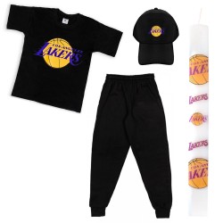 ΠΑΙΔΙΚΟ ΣΕΤ ΚΟΝΤΟΜΑΝΙΚΟ-ΦΟΡΜΑ ΜΕ ΚΑΠΕΛΟ LAKERS + ΛΑΜΠΑΔΑ ΠΑΙΔΙΚΟ ΣΕΤ ΚΟΝΤΟΜΑΝΙΚΟ-ΦΟΡΜΑ ΜΕ ΚΑΠΕΛΟ LAKERS + ΛΑΜΠΑΔΑ