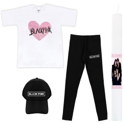 ΠΑΙΔΙΚΟ ΣΕΤ ΚΟΝΤΟΜΑΝΙΚΟ-ΚΟΛΑΝ ΜΕ ΚΑΠΕΛΟ BLACK PINK + ΛΑΜΠΑΔΑ ΠΑΙΔΙΚΟ ΣΕΤ ΚΟΝΤΟΜΑΝΙΚΟ-ΚΟΛΑΝ ΜΕ ΚΑΠΕΛΟ BLACK PINK + ΛΑΜΠΑΔΑ
