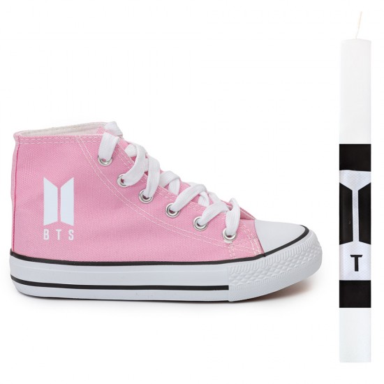 ΠΑΙΔΙΚΑ ΑΘΛΗΤΙΚΑ ΜΠΟΤΑΚΙΑ SNEAKERS BTS + ΛΑΜΠΑΔΑ