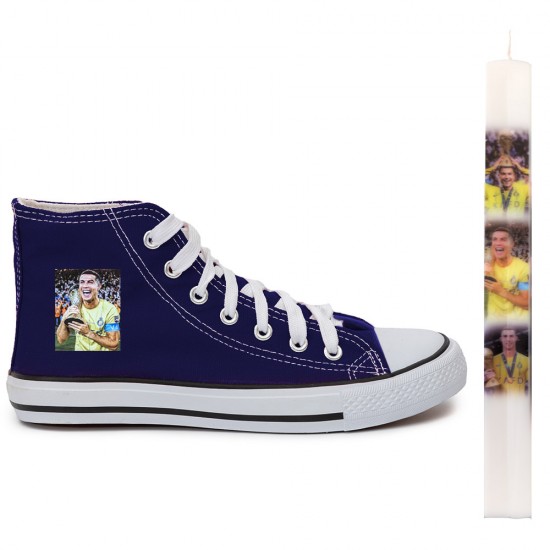 ΠΑΙΔΙΚΑ ΑΘΛΗΤΙΚΑ ΜΠΟΤΑΚΙΑ SNEAKERS PLAYER + ΛΑΜΠΑΔΑ ΠΑΙΔΙΚΑ ΑΘΛΗΤΙΚΑ ΜΠΟΤΑΚΙΑ SNEAKERS PLAYER + ΛΑΜΠΑΔΑ