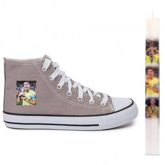ΠΑΙΔΙΚΑ ΑΘΛΗΤΙΚΑ ΜΠΟΤΑΚΙΑ SNEAKERS PLAYER + ΛΑΜΠΑΔΑ ΠΑΙΔΙΚΑ ΑΘΛΗΤΙΚΑ ΜΠΟΤΑΚΙΑ SNEAKERS PLAYER + ΛΑΜΠΑΔΑ