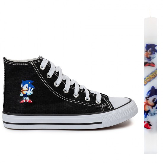 ΠΑΙΔΙΚΑ ΑΘΛΗΤΙΚΑ ΜΠΟΤΑΚΙΑ SNEAKERS SONIC + ΛΑΜΠΑΔΑ