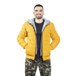 ΑΝΔΡΙΚΟ ΜΑΚΡΥΜΑΝΙΚΟ ΜΠΟΥΦΑΝ ΜΕ ΚΟΥΚΟΥΛΑ ΜΟΥΣΤΑΡΔΙ ΑΝΔΡΙΚΟ ΜΑΚΡΥΜΑΝΙΚΟ ΜΠΟΥΦΑΝ ΜΕ ΚΟΥΚΟΥΛΑ ΜΟΥΣΤΑΡΔΙ
