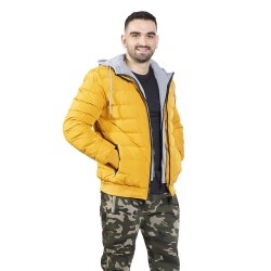 ΑΝΔΡΙΚΟ ΜΑΚΡΥΜΑΝΙΚΟ ΜΠΟΥΦΑΝ ΜΕ ΚΟΥΚΟΥΛΑ ΜΟΥΣΤΑΡΔΙ ΑΝΔΡΙΚΟ ΜΑΚΡΥΜΑΝΙΚΟ ΜΠΟΥΦΑΝ ΜΕ ΚΟΥΚΟΥΛΑ ΜΟΥΣΤΑΡΔΙ