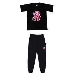ΠΑΙΔΙΚΟ ΣΕΤ ΚΟΝΤΟΜΑΝΙΚΟ ΜΕ ΦΟΡΜΑ SIX SEVEN PINK