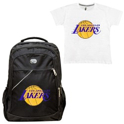 ΠΑΙΔΙΚΗ ΣΧΟΛΙΚΗ ΤΣΑΝΤΑ LAKERS + ΔΩΡΟ T-SHIRT ΠΑΙΔΙΚΗ ΣΧΟΛΙΚΗ ΤΣΑΝΤΑ LAKERS + ΔΩΡΟ T-SHIRT