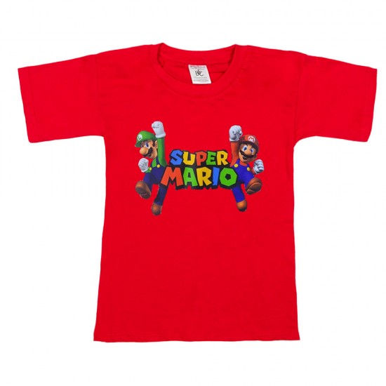 ΠΑΙΔΙΚΟ ΚΟΝΤΟΜΑΝΙΚΟ ΜΠΛΟΥΖΑΚΙ MARIO
