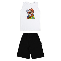 ΠΑΙΔΙΚΟ ΣΕΤ ΑΜΑΝΙΚΟ ΜΕ ΒΕΡΜΟΥΔΑ MARIO ΠΑΙΔΙΚΟ ΣΕΤ ΑΜΑΝΙΚΟ ΜΕ ΒΕΡΜΟΥΔΑ MARIO