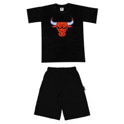ΠΑΙΔΙΚΟ ΣΕΤ ΚΟΝΤΟΜΑΝΙΚΟ ΜΕ ΒΕΡΜΟΥΔΑ CHICAGO BULLS ΠΑΙΔΙΚΟ ΣΕΤ ΚΟΝΤΟΜΑΝΙΚΟ ΜΕ ΒΕΡΜΟΥΔΑ CHICAGO BULLS
