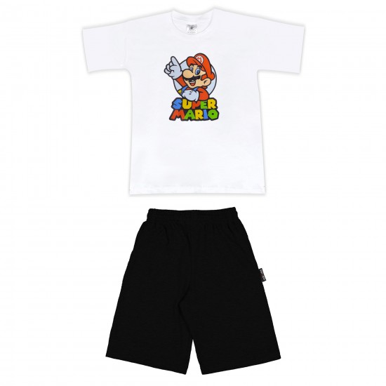 ΠΑΙΔΙΚΟ ΣΕΤ ΚΟΝΤΟΜΑΝΙΚΟ ΜΕ ΒΕΡΜΟΥΔΑ MARIO