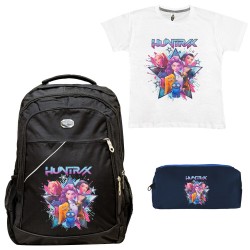 ΠΑΙΔΙΚΟ ΣΧΟΛΙΚΟ ΣΕΤ ΤΣΑΝΤΑ-ΚΑΣΕΤΙΝΑ + ΔΩΡΟ T-SHIRT HUNTRIX