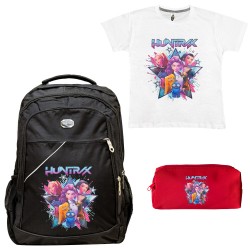 ΠΑΙΔΙΚΟ ΣΧΟΛΙΚΟ ΣΕΤ ΤΣΑΝΤΑ-ΚΑΣΕΤΙΝΑ + ΔΩΡΟ T-SHIRT HUNTRIX