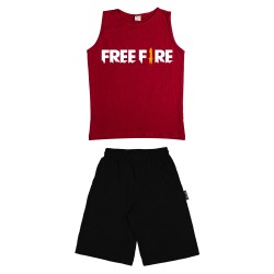 ΠΑΙΔΙΚΟ ΣΕΤ ΑΜΑΝΙΚΟ ΜΕ ΒΕΡΜΟΥΔΑ FREE FIRE ΠΑΙΔΙΚΟ ΣΕΤ ΑΜΑΝΙΚΟ ΜΕ ΒΕΡΜΟΥΔΑ FREE FIRE