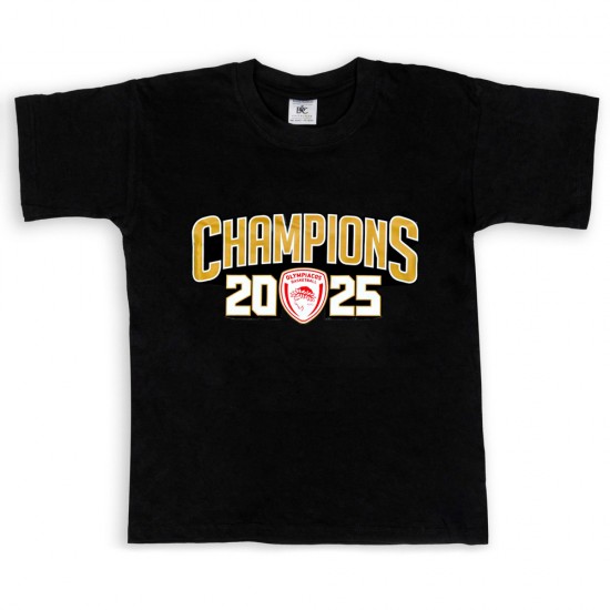 ΠΑΙΔΙΚΟ ΚΟΝΤΟΜΑΝΙΚΟ ΜΠΛΟΥΖΑΚΙ ΟΛΥΜΠΙΑΚΟΣ CHAMPIONS 2025 ΠΑΙΔΙΚΟ ΚΟΝΤΟΜΑΝΙΚΟ ΜΠΛΟΥΖΑΚΙ ΟΛΥΜΠΙΑΚΟΣ CHAMPIONS 2025