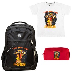 ΠΑΙΔΙΚΟ ΣΧΟΛΙΚΟ ΣΕΤ ΤΣΑΝΤΑ-ΚΑΣΕΤΙΝΑ + ΔΩΡΟ T-SHIRT SAHUR