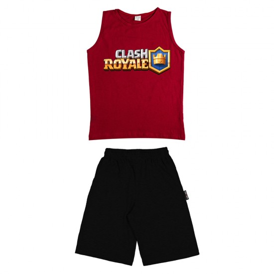 ΠΑΙΔΙΚΟ ΣΕΤ ΑΜΑΝΙΚΟ ΜΕ ΒΕΡΜΟΥΔΑ CLASH ROYALE
