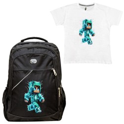 ΠΑΙΔΙΚΗ ΣΧΟΛΙΚΗ ΤΣΑΝΤΑ MINE + ΔΩΡΟ T-SHIRT