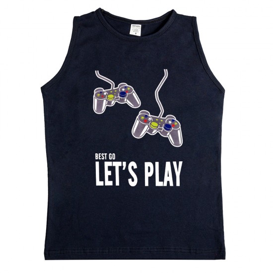 ΠΑΙΔΙΚΟ ΑΜΑΝΙΚΟ ΜΠΛΟΥΖΑΚΙ LET'S PLAY ΠΑΙΔΙΚΟ ΑΜΑΝΙΚΟ ΜΠΛΟΥΖΑΚΙ LET'S PLAY