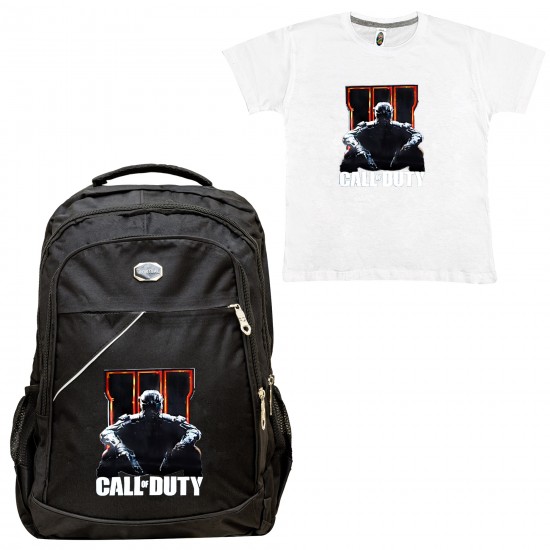 ΠΑΙΔΙΚΗ ΣΧΟΛΙΚΗ ΤΣΑΝΤΑ CALL OF DUTY + ΔΩΡΟ T-SHIRT ΠΑΙΔΙΚΗ ΣΧΟΛΙΚΗ ΤΣΑΝΤΑ CALL OF DUTY + ΔΩΡΟ T-SHIRT