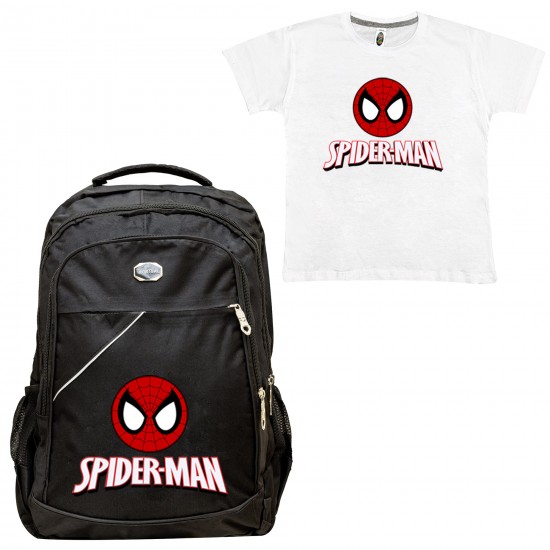 ΠΑΙΔΙΚΗ ΣΧΟΛΙΚΗ ΤΣΑΝΤΑ SPIDER + ΔΩΡΟ T-SHIRT ΠΑΙΔΙΚΗ ΣΧΟΛΙΚΗ ΤΣΑΝΤΑ SPIDER + ΔΩΡΟ T-SHIRT