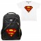 ΠΑΙΔΙΚΗ ΣΧΟΛΙΚΗ ΤΣΑΝΤΑ SUPER + ΔΩΡΟ T-SHIRT