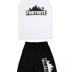 ΠΑΙΔΙΚΟ ΣΕΤ ΑΜΑΝΙΚΟ ΜΕ ΒΕΡΜΟΥΔΑ FORTNITE  ΠΑΙΔΙΚΟ ΣΕΤ ΑΜΑΝΙΚΟ ΜΕ ΒΕΡΜΟΥΔΑ FORTNITE
