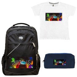 ΠΑΙΔΙΚΟ ΣΧΟΛΙΚΟ ΣΕΤ ΤΣΑΝΤΑ-ΚΑΣΕΤΙΝΑ + ΔΩΡΟ T-SHIRT AMONG US ΠΑΙΔΙΚΟ ΣΧΟΛΙΚΟ ΣΕΤ ΤΣΑΝΤΑ-ΚΑΣΕΤΙΝΑ + ΔΩΡΟ T-SHIRT AMONG US
