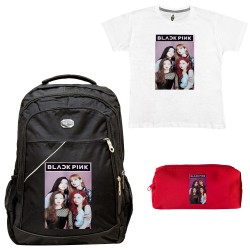 ΠΑΙΔΙΚΟ ΣΧΟΛΙΚΟ ΣΕΤ ΤΣΑΝΤΑ-ΚΑΣΕΤΙΝΑ + ΔΩΡΟ T-SHIRT BLACK PINK ΠΑΙΔΙΚΟ ΣΧΟΛΙΚΟ ΣΕΤ ΤΣΑΝΤΑ-ΚΑΣΕΤΙΝΑ + ΔΩΡΟ T-SHIRT BLACK PINK