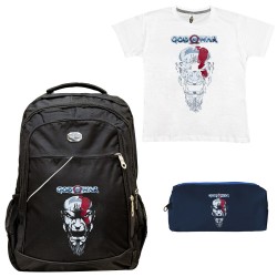 ΠΑΙΔΙΚΟ ΣΧΟΛΙΚΟ ΣΕΤ ΤΣΑΝΤΑ-ΚΑΣΕΤΙΝΑ + ΔΩΡΟ T-SHIRT GOD OF WAR ΠΑΙΔΙΚΟ ΣΧΟΛΙΚΟ ΣΕΤ ΤΣΑΝΤΑ-ΚΑΣΕΤΙΝΑ + ΔΩΡΟ T-SHIRT GOD OF WAR