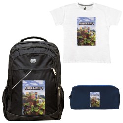 ΠΑΙΔΙΚΟ ΣΧΟΛΙΚΟ ΣΕΤ ΤΣΑΝΤΑ-ΚΑΣΕΤΙΝΑ + ΔΩΡΟ T-SHIRT MINE ΠΑΙΔΙΚΟ ΣΧΟΛΙΚΟ ΣΕΤ ΤΣΑΝΤΑ-ΚΑΣΕΤΙΝΑ + ΔΩΡΟ T-SHIRT MINE