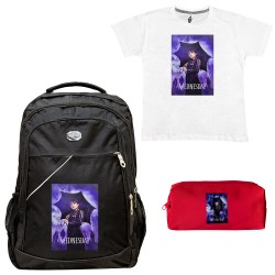 ΠΑΙΔΙΚΟ ΣΧΟΛΙΚΟ ΣΕΤ ΤΣΑΝΤΑ-ΚΑΣΕΤΙΝΑ + ΔΩΡΟ T-SHIRT WEDNESDAY ΠΑΙΔΙΚΟ ΣΧΟΛΙΚΟ ΣΕΤ ΤΣΑΝΤΑ-ΚΑΣΕΤΙΝΑ + ΔΩΡΟ T-SHIRT WEDNESDAY